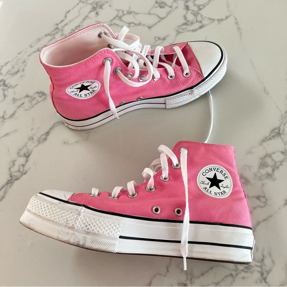 Converse Shoes - Converse Chuck Taylor All Star Lift Platform Sneakers - Pink - Size 9
